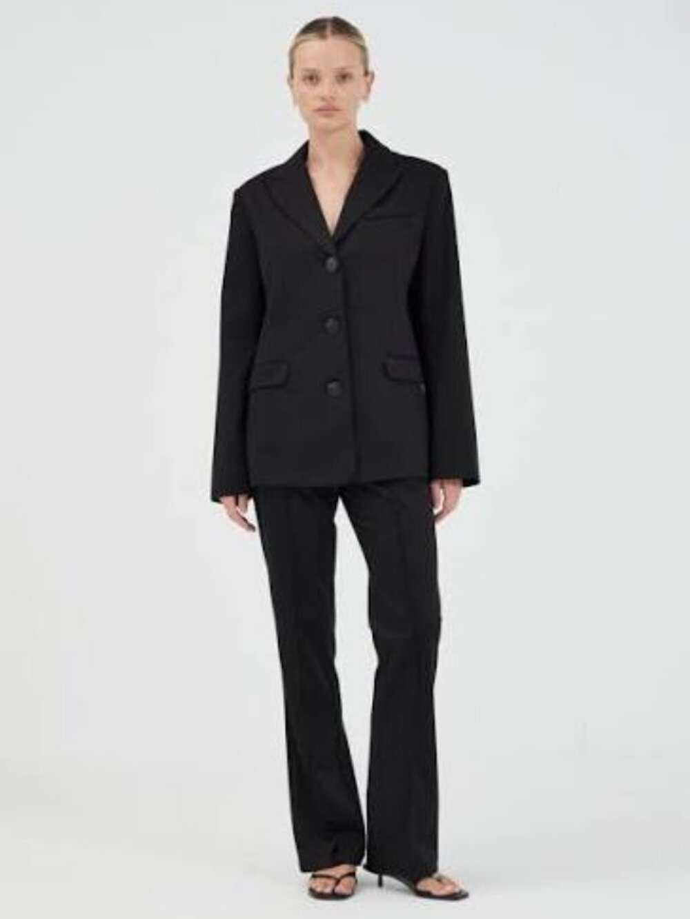 Third Form Reset Tailored Blazer from SSENSE size US 4/AU 8/Small-Black
